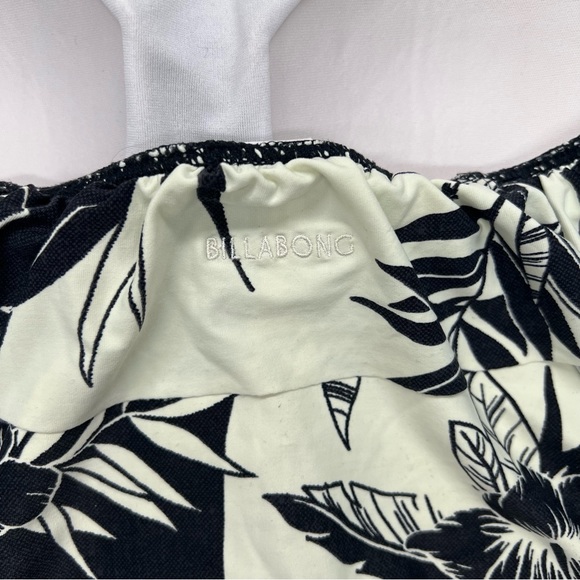 {Billabong} "Maui" One Piece Strapless Option Ruffle Hawaii Tropical Swimsuit - Picture 6 of 7